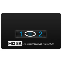 HDMI Switch 2x1 Splitter 1x2 Bi-Direction HDMI Switcher 8K HDMI Switcher 2 in 1 out for PS4/3 TV Box Video Switch