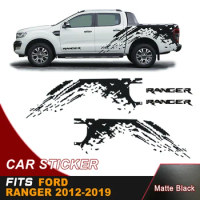 mudslinger side body sticker graphic Vinyl car decals accessories fit for Ford ranger 2012-2022
