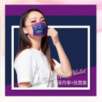 現貨 CSD 中衛 深丹寧/炫霓紫 撞色成人醫療口罩