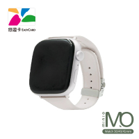 【minio】Apple Watch 悠遊卡官方授權認證2.0晶片 食品級矽膠防水悠遊卡錶帶 38/40/41mm通用(星光白)