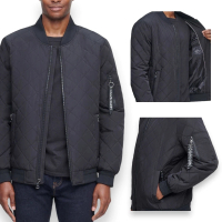 Calvin Klein 凱文克萊 CK 男生 風衣外套 菱格紋 鋪棉 MA1 男款 防風 飛行外套