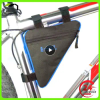 Waterproof Triangle Front Tube Frame Bag Bags Mountain Bike Pouch Frame Holder Saddle Bag MTB Cycling Accessories