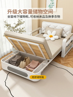 沙發床折疊兩用小戶型推拉床家用客廳可抽拉單人雙人多功能伸縮床
