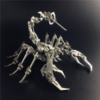 MMZ MODEL SteelWarcraft 3D metal puzzlel Scorpion KING animal Assembly metal Model kit DIY 3D Laser Cut Model puzzle Desktop