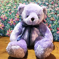 【TEDDY HOUSE 泰迪熊】泰迪熊玩偶公仔絨毛娃娃軟毛泰迪熊大紫