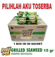 Potabee Keripik Kentang RUMPUT LAUT / SEAWEED RENCENG - (HARGA 1 DUS)