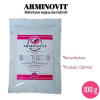 Ternak Prima ARMINOVIT Multivitamin Lengkap dan Elektrolit Pertumbuhan Hewan Multivitamin Ayam (Nett
