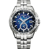 【CITIZEN 星辰】Eco-Drive 光動能 鈦金屬電波對時 時尚男錶 禮物 推薦(AT9098-51L)