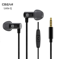 KBEAR Little Q 6mm Composite Diaphragm Wired In Ear Earphone Sleep Earbuds Noise Isolation Lightweight Headphone LittleQ KAI IEM