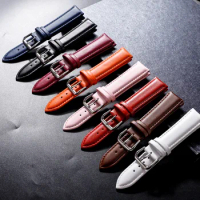 12mm-24mm Fashion Genuine Leather Watch Band for Daniel Wellington wristband Plain Stitch Pattern Color Leather Watch Strap band