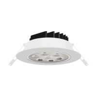 【金亮LED】6入 9.5cm12W LED防眩崁燈(散光型120° / 聚光型24°)