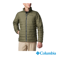 Columbia 哥倫比亞 男款 - 防潑保暖化纖外套-軍綠 UWE71550AG/IF