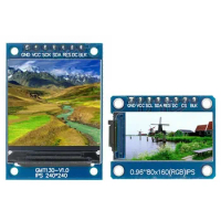 TFT Display 0.96 1.3inch 1.44inch 1.8inch IPS 7P SPI HD 65K Full Color LCD Module ST7735 Drive IC 80*160 (Not OLED) For Arduino