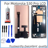6.55'' Original For Motorola Moto S30 Pro LCD XT2243-2 Display Touch Panel Screen Digitizer For Motorola Edge 30 Fusion LCD