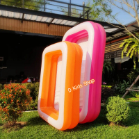 D Kids สระน้ำ 2 เมตร สูง 2 ชั้น สระน้ำเป่าลม สระน้ำเด็ก ขนาด 200*150*50 cm. พร้อมส่งจากไทย