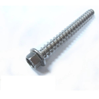 SP004 六角頭螺絲 1/4 X 2-1/2英寸 不銹鋼 水泥壁釘(100支/包 白鐵 六角華司鐵板牙 水泥螺絲)