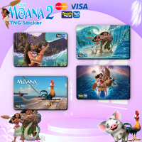 Moana 2 TNG Pelekat - Tng Touch N Go/Bank kad pelekat pelindung (Beli 4 Percuma 1)(TNG Sticker)