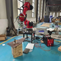 Automatic Six-Axis Robotic Arm Fiber Laser Mig/Tig/Mag Welding Machines Arc Spot Welding Robot