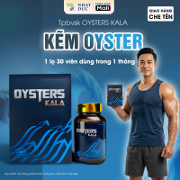 [KẼM SINH HỌC]  VIÊN KẼM OYSTERS KALA , Viên Kẽm Oysters KaLa, Viên kẽm dành cho nam giới, tpbvsk oy