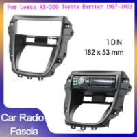 1Din Car Radio Frame Fascia For LEXUS RX-300 TOYOTA Harrier 1997-2003 Dash Mount Trim Panel CD DVD Player Installation Bezel
