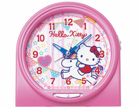 [3東京直購] SEIKO CQ134P 凱蒂貓 Hello Kitty 時鐘 鬧鐘 電池式 Time Creation alarm clock