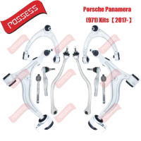 10 Pieces Front Axle Suspension Control Arm Stabilizer Link Tie Rod End assemblies Kits For Porsche Panamera 971 2017-/