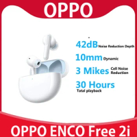 OPPO ENCO Free 2i 2 i TWS Wireless Headphones ANC True Wireless Bluetooth 5.2 Earbuds for OPPO Find X5 X3 Pro Reno Reno 7 8 Pro