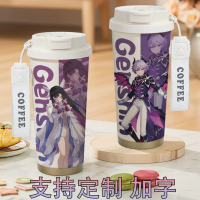 Ly giữ nhiệt Genshin Impact Columbia Durin, ly nước, ống hút, uống trực tiếp