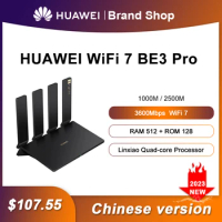 Original Huawei BE3 Pro Wi-Fi 7 Router Dual Band 1000M/2.5GE 3600Mbps 4k QAM 4 Cchannel Signal Wireless Router 2.4G 5G