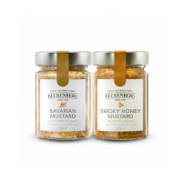 即期品【Beerenberg】澳洲人氣芥末組合-巴伐利亞芥末醬+煙燻蜂蜜芥末醬(Bavarian+Smoky Honey Mustard)