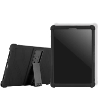 【VXTRA】iPad Pro 11吋 2021/2020版通用 全包覆矽膠防摔支架保護軟套-黑