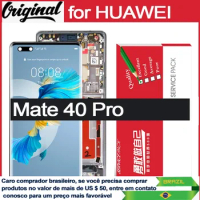 LCD Replacement for HUAWEI Mate 40 Pro, Touch Screen Display, 100% Original, NOH-NX9, NOH-AN00, NOH-AN01, 6.76"