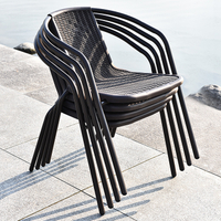 BAIERDI Set outdoor modern table chair courtyard waterproof garden open-air balcony table set