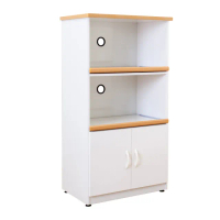 【BODEN】2.2尺二門二拉盤防水塑鋼電器櫃/收納餐櫃(白色)
