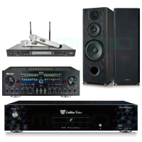 【金嗓】CPX-900 K1A+Zsound TX-2+SR-928PRO+OKAUDIO OK-801B(4TB點歌機+擴大機+無線麥克風+喇叭)