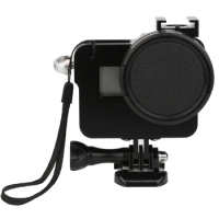 CNC Aluminum Alloy Protective Case with 52mm UV Lens Mount adapter For GoPro Hero 5 Hero 6 GoPro 6 5 Camera Skeleton Frame