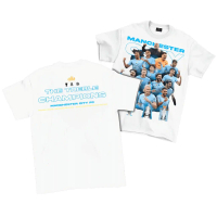 แมนซิตี้ 3 แชมป์ Man City champion Bootleg T-shirt
