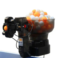 Table Tennis Robot Trainer Ping Pong Ball Launcher Machine Automatic Multi Modes Table Tennis Balls Practice Training Device