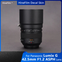 Lumix 42.5 f1.2 Lens Decal Skins Wrap Cover for Panasonic Leica DG Nocticron 42.5mm F1.2 ASPH Premium Sticker