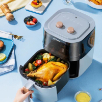 Air Fryer Household Visual Multifunctional Intelligent Electric Fryer Oven Oil-Free Fryer Oven Smokeless Electric