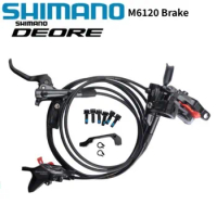 SHIMANO Deore M6120 Hydraulic Disc Brake Set D03S Brake Left Front Right Rear 850/1550mm For Mountain Bike Bicycle Accessories