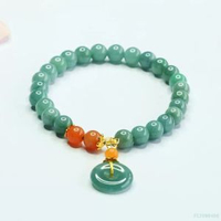 飾品 翡翠手串平安扣提溜手鍊