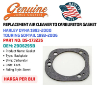 GENUINE JAMES GASKET REPLACEMENT AIR CLEANER TO CARBURETOR GASKET HARLEY DYNA 93-00 TOURING SOFTAIL 