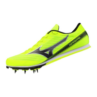 Mizuno X First 3 [U1GA258004] 男女 田徑釘鞋 中長距離 初學者 比賽 美津濃 螢黃 黑