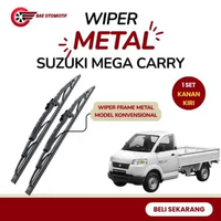 Wiper Besi Konvensional Mobil Suzuki Mega Carry  Kaca Mobil Depan Satu Pasang Kanan Kiri