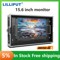 Lilliput BM150-4KS Broadcast 15.6" HDR 3D-LUT Color space Carry-on 4K Director Monitor 3840x2160 SDI HDMI-compatible Tally VGA