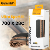 Continental Road Bike Tire 700x28C ULTRA Sport III Bicycle Racing,Touring,Gravel Foldable Tires E-BIKE 28-622 Clincher Tyre 28C