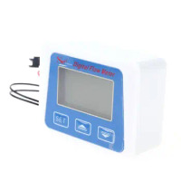 Flowmeter Digital LCD Display Water Flow Meter Flowmeter Rotameter Temp Dropship