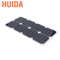 惠達18 V 25 W Sunpower芯片太陽能電池板戶外便攜式PET白色