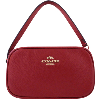 【COACH】JAMIE荔枝紋皮革手提包-紅色(買就送璀璨水晶觸控筆)